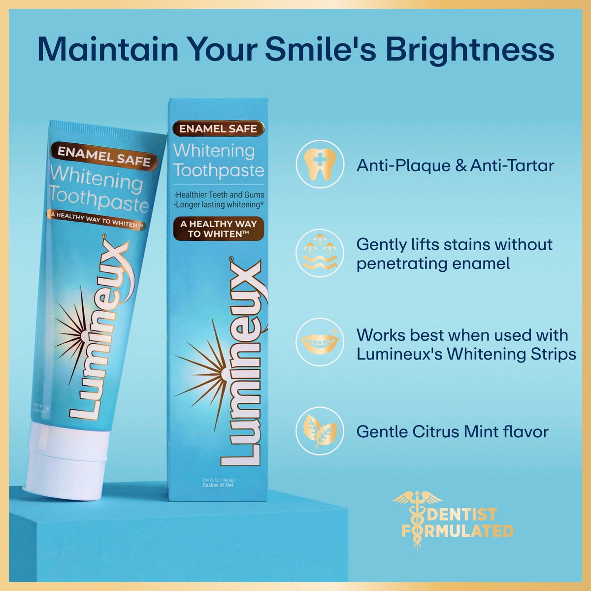 Lumineux® Teeth Whitening Toothpaste (3.75 Oz.) 2 Pack